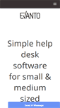 Mobile Screenshot of evantodesk.com